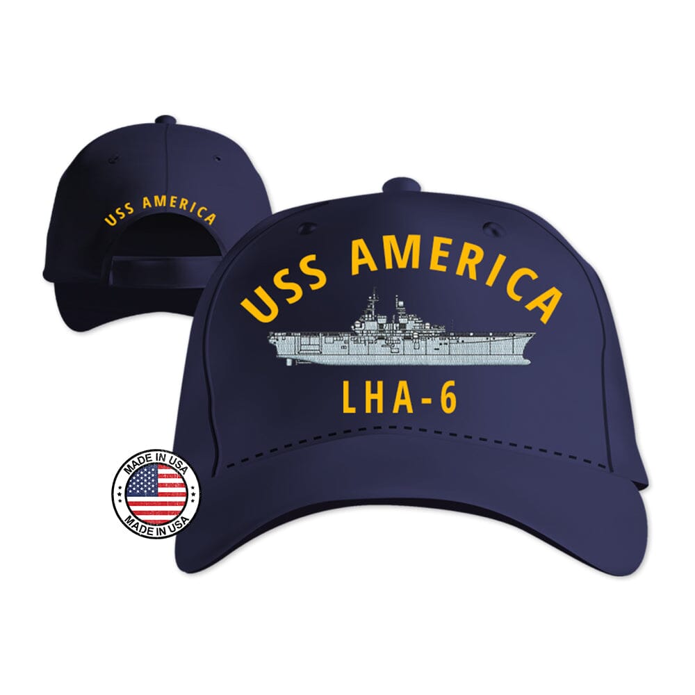 Customizable US Navy Ship Caps