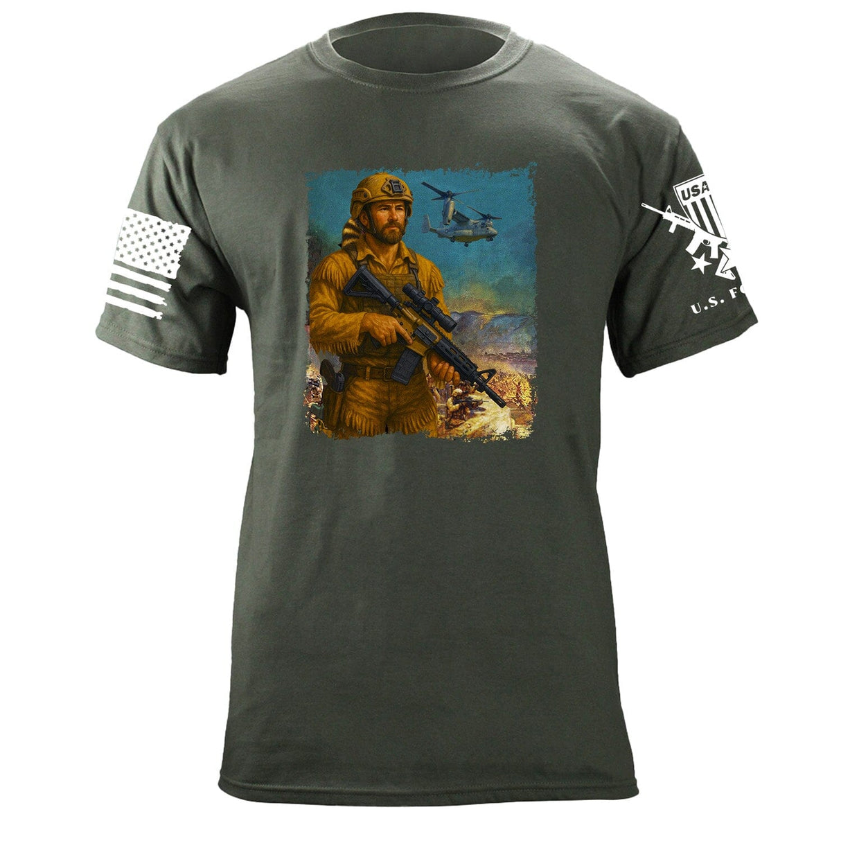 Davy Crockett T-Shirt Shirts 87346-S-MG