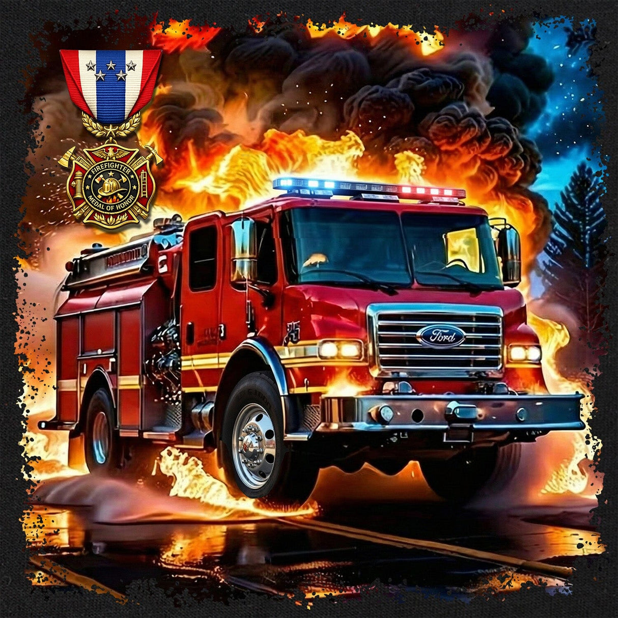 Firetruck T-Shirt Shirts