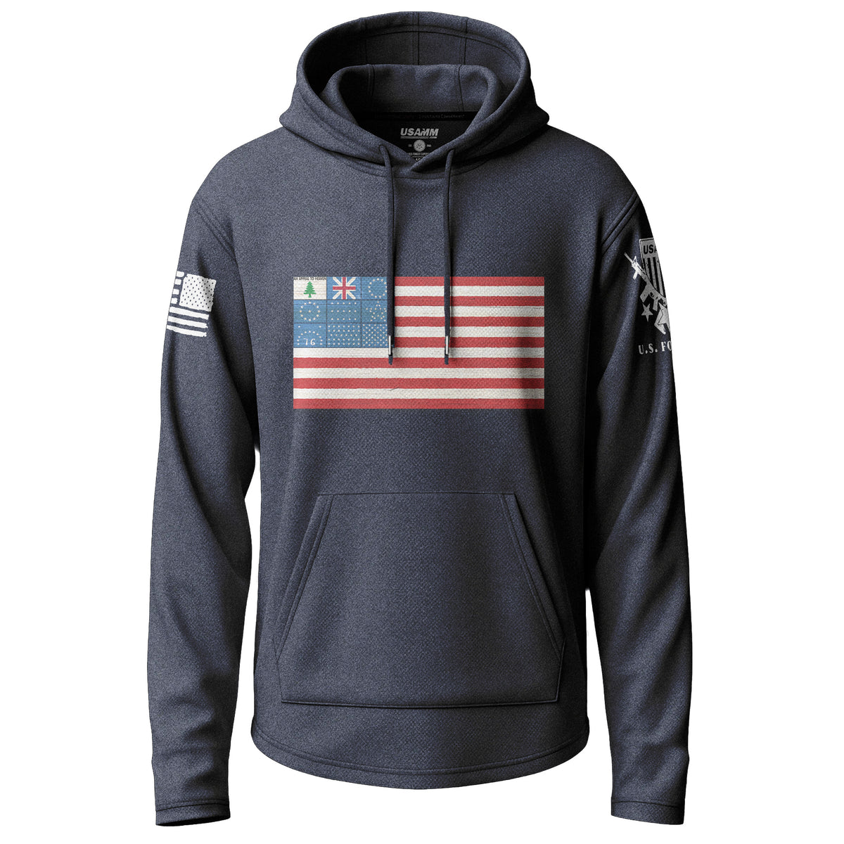 For Which It Stands Historic Flag Graphic Lightweight Hoodie