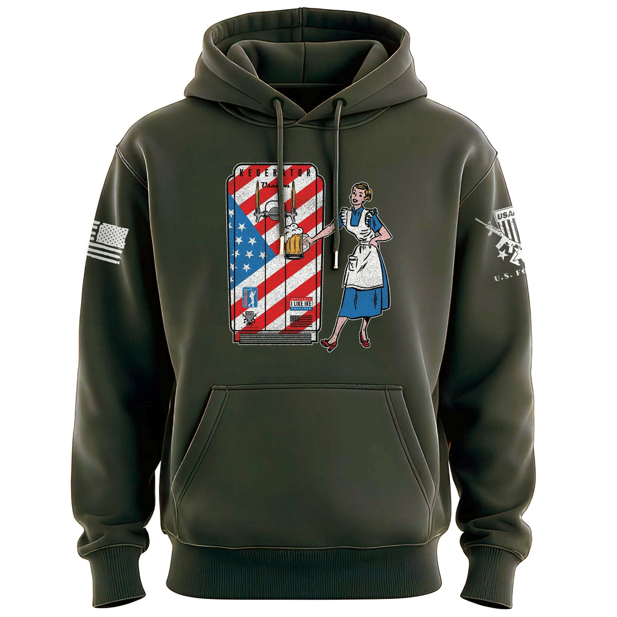 Kegerator Wife Color Hoodie Hoodies 100137-S-MG