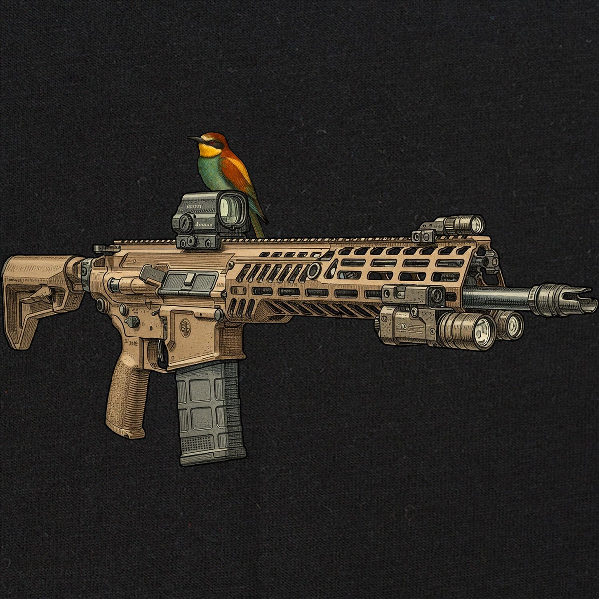 M7 Bird T-Shirt Shirts