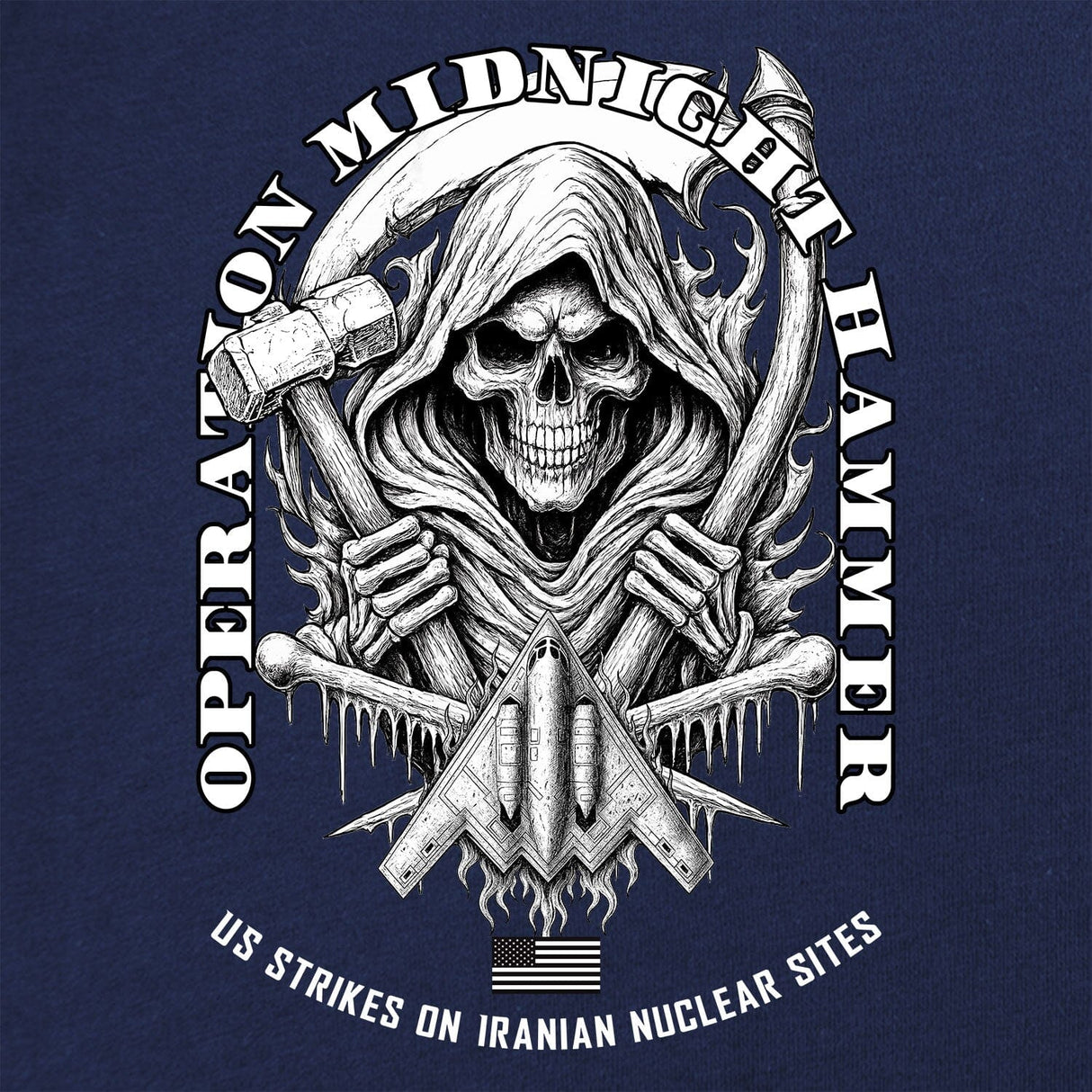 Operation Midnight Hammer B&W T-Shirt Shirts