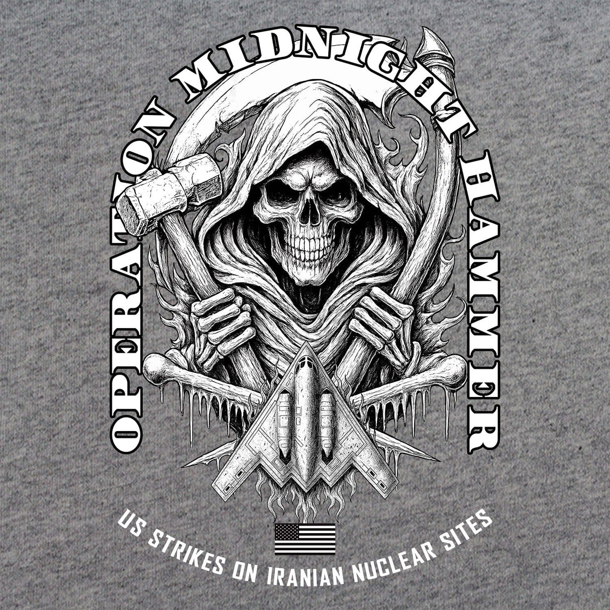 Operation Midnight Hammer B&W T-Shirt Shirts