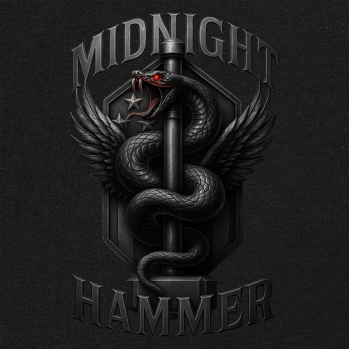Midnight Hammer Snake - Metal T-Shirt Shirts