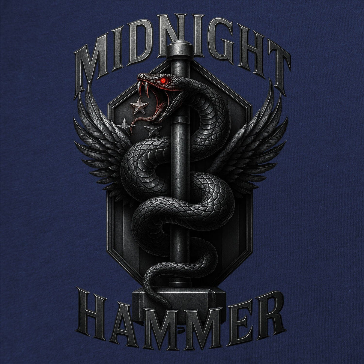 Midnight Hammer Snake - Metal T-Shirt Shirts