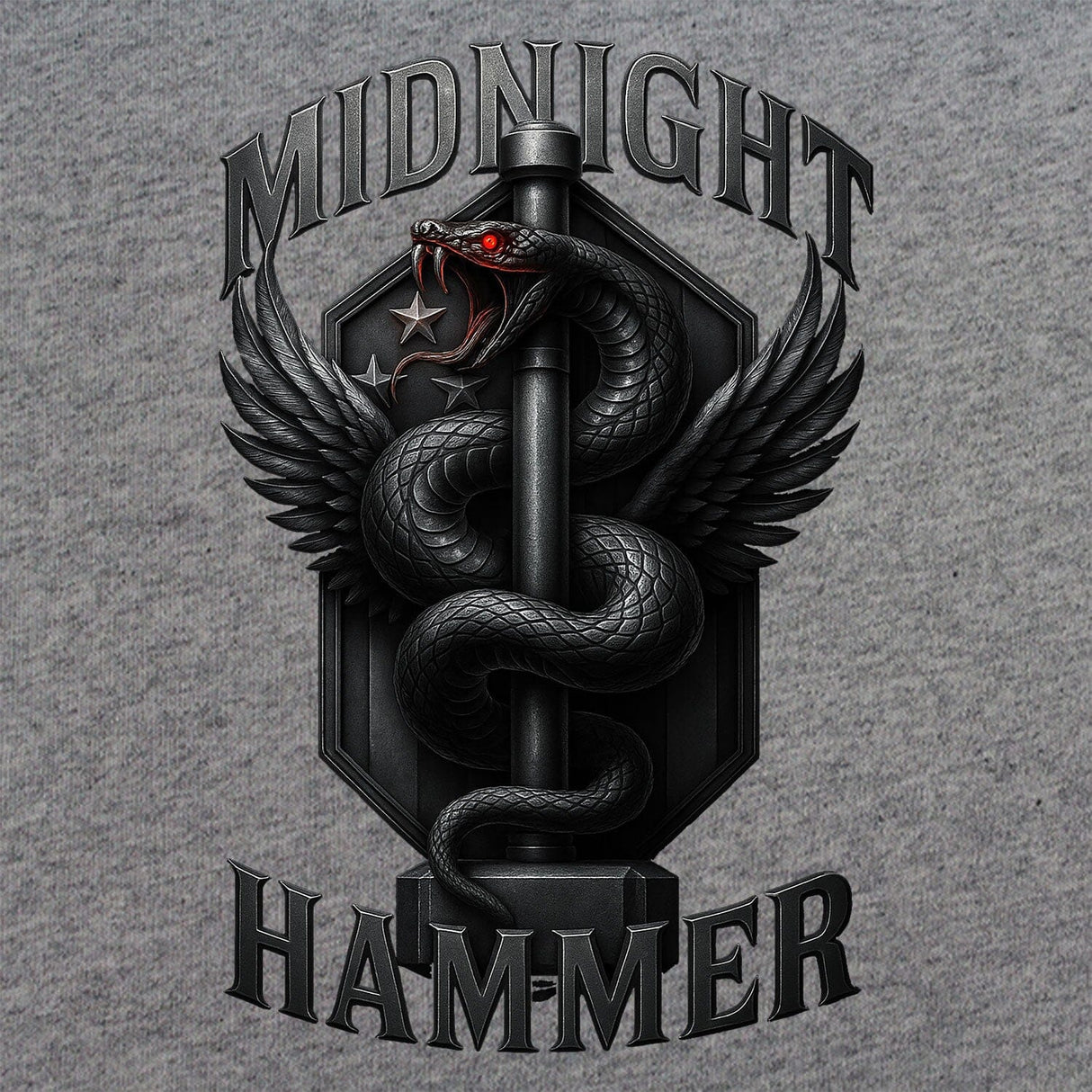 Midnight Hammer Snake - Metal T-Shirt Shirts