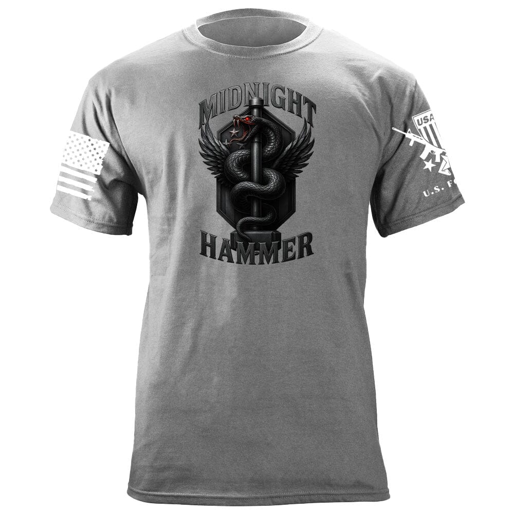 Midnight Hammer Snake - Metal T-Shirt Shirts 86358-S-HG
