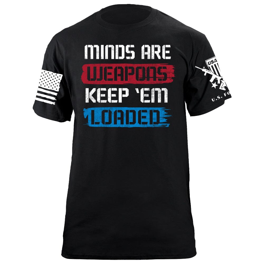 Minds are Weapons T-Shirt Shirts 88041-S-BK