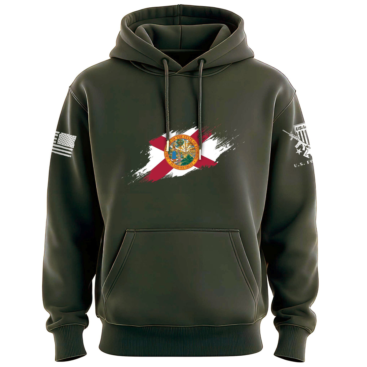 Florida Flag Paint Swatch Hoodie Hoodies