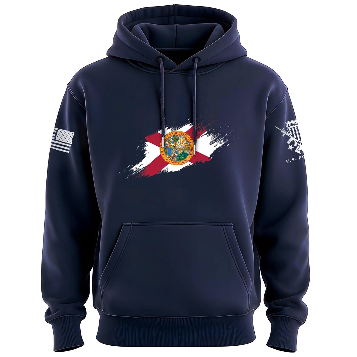 Florida Flag Paint Swatch Hoodie Hoodies