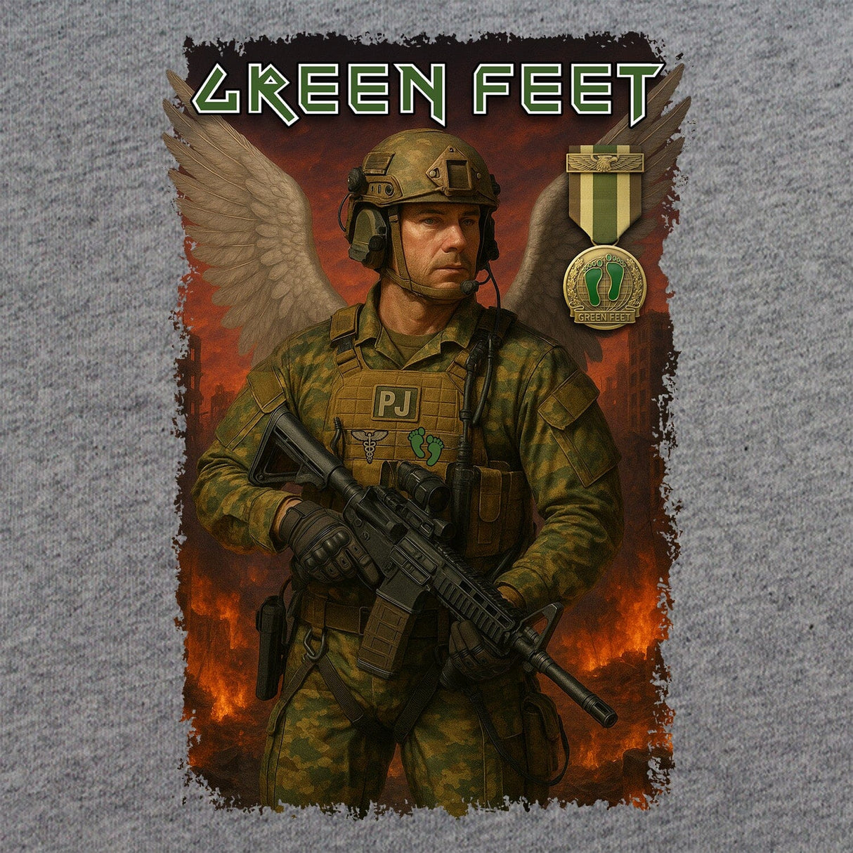 PJ Green Feet T-Shirt Shirts
