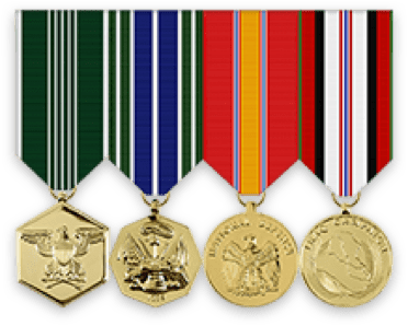 X550 - Re-Draping Medal Fee - Miniature Anodized Remounting Fee