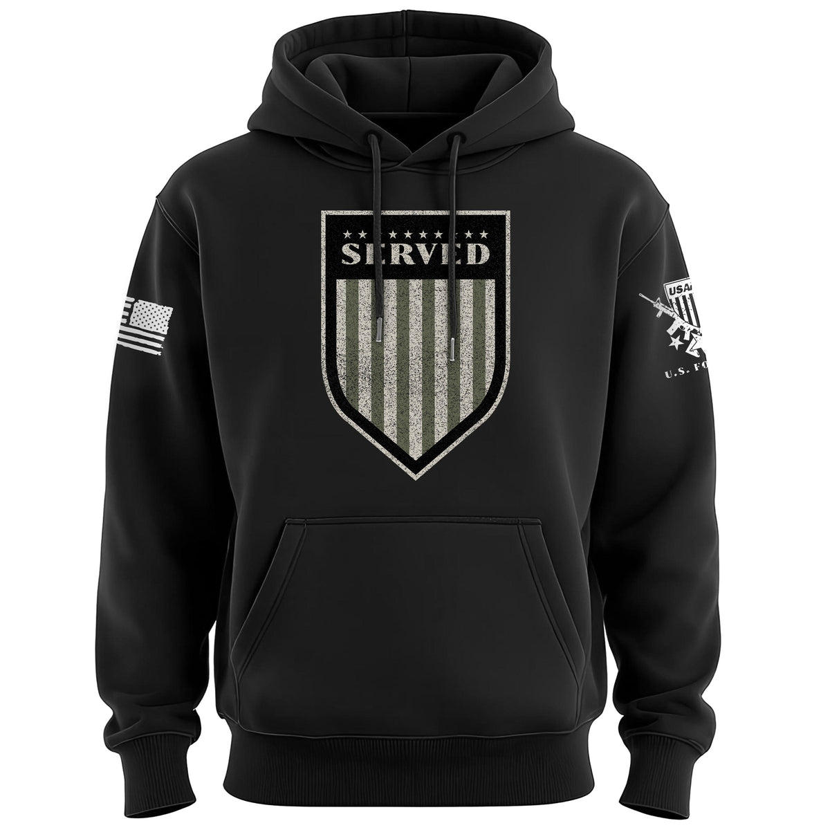 Footballs Operators Shield Drab Colors Hoodie Hoodies