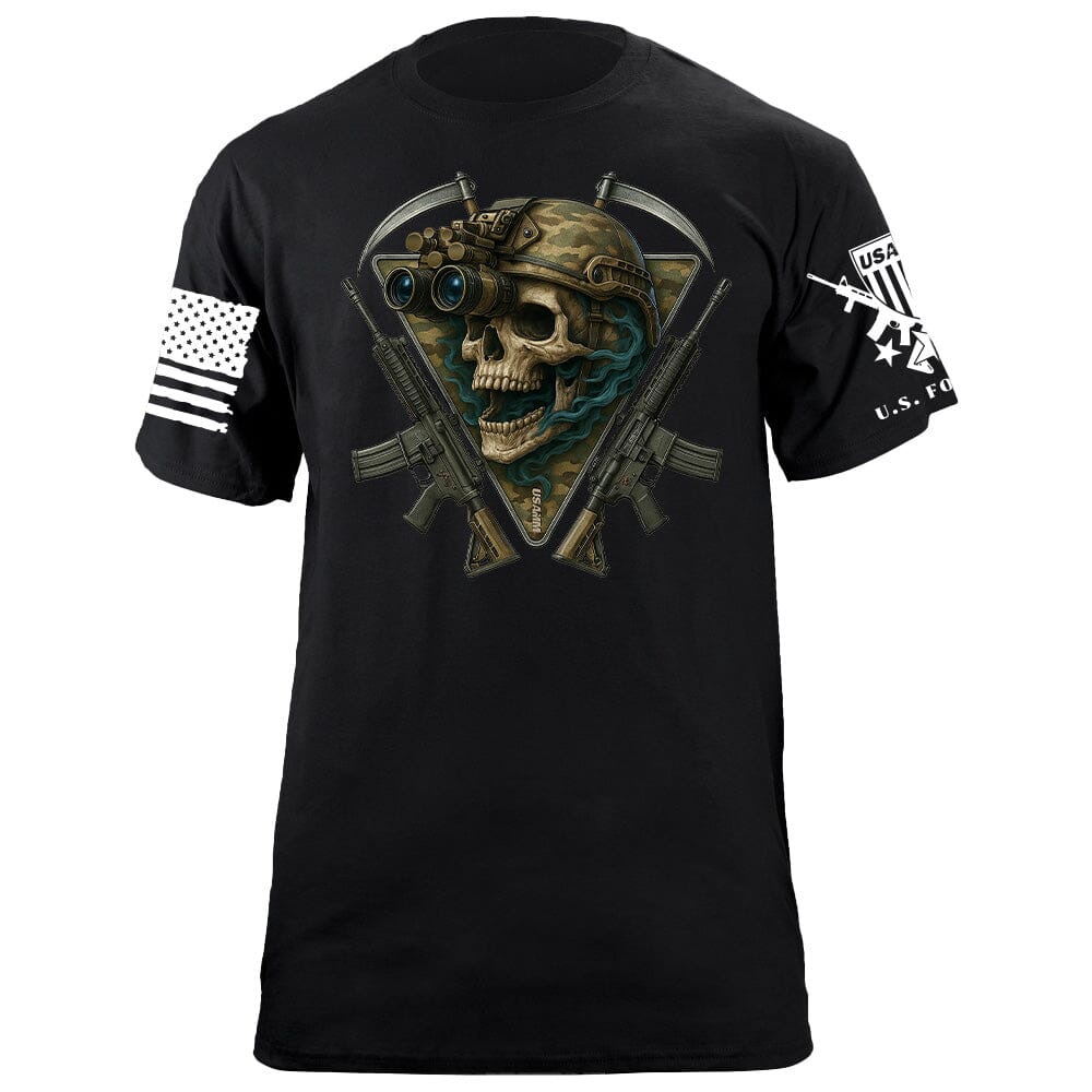 Skull Triangle T-Shirt Shirts 86381-S-BK