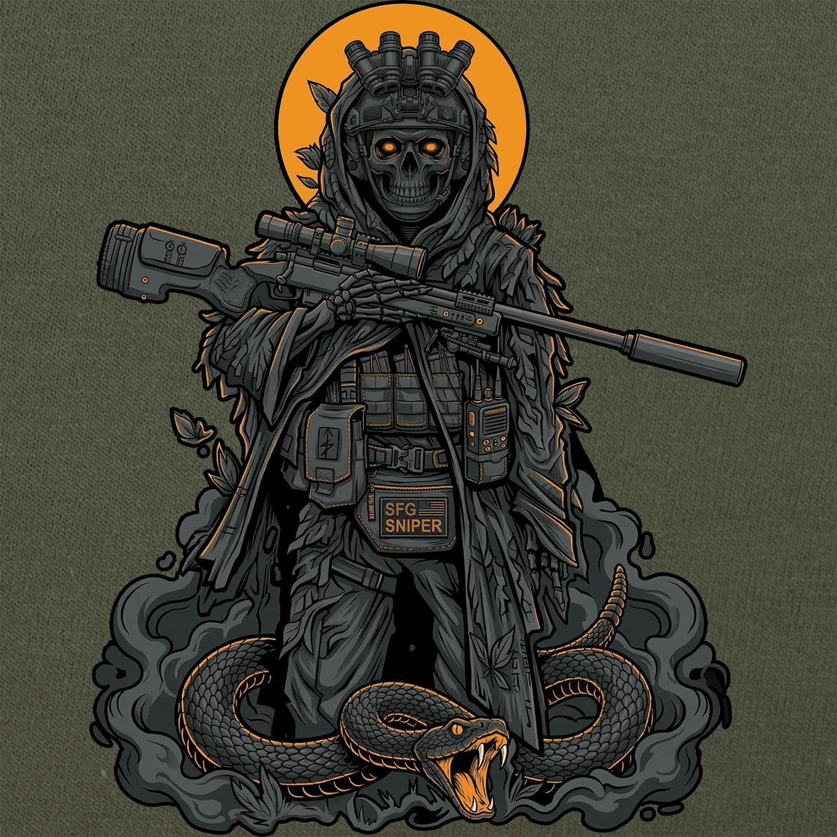 Low Contrast Sniper T-Shirt Shirts