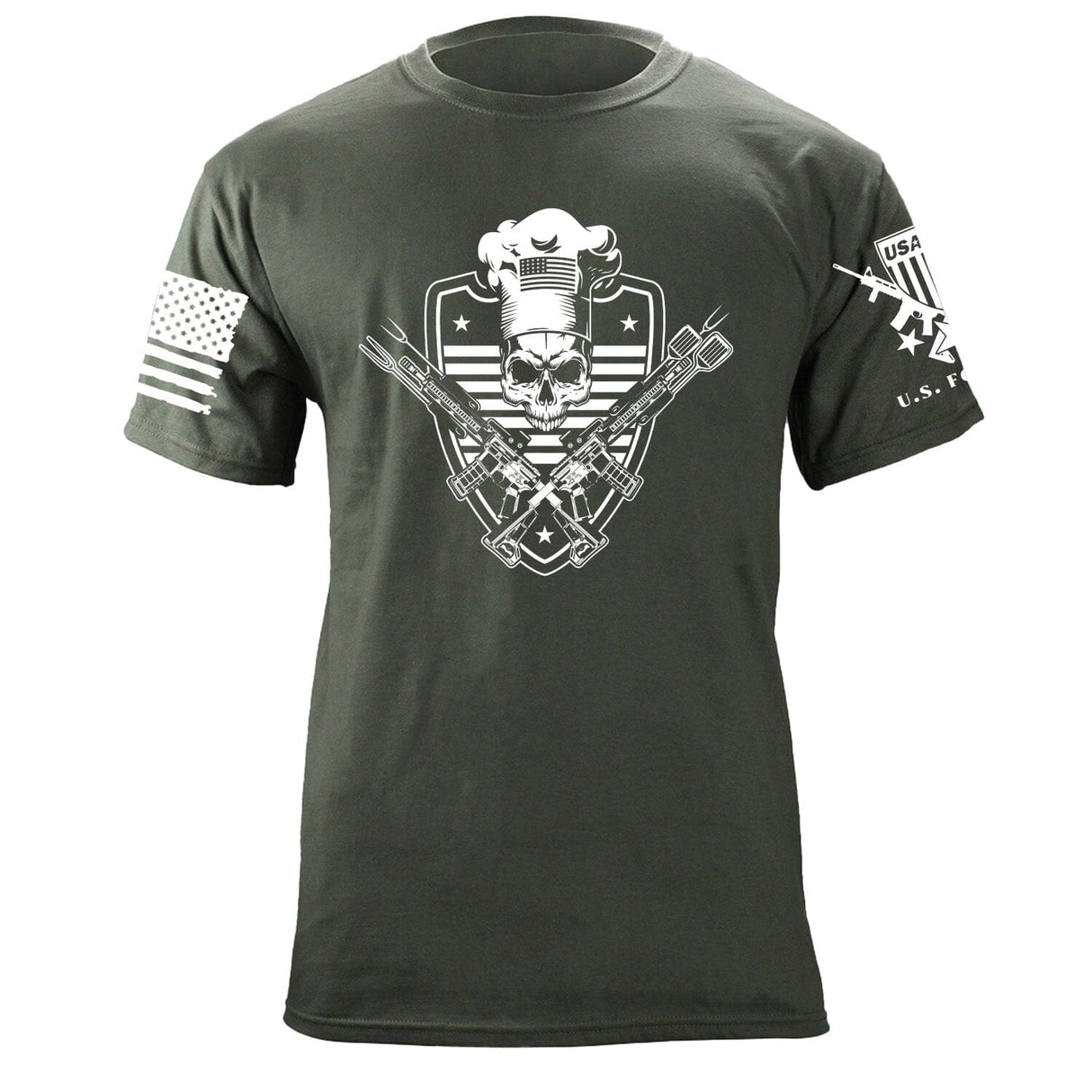 Tactical Chef Shield T-Shirt Shirts 87157-S-MG
