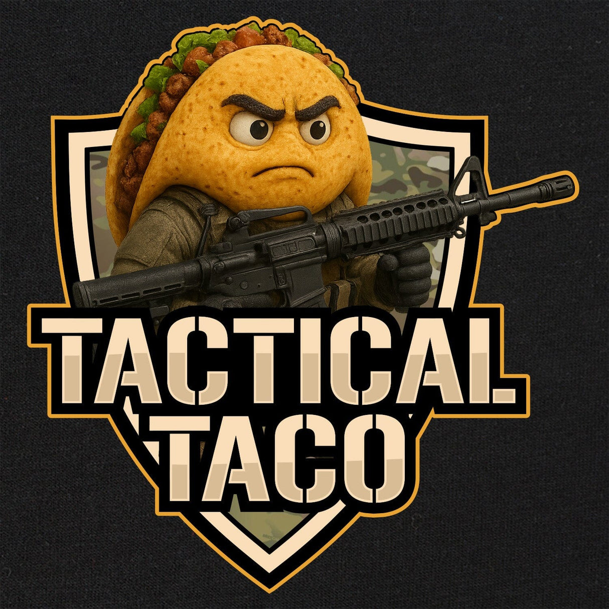 Tactical 3-D Taco T-Shirt Shirts