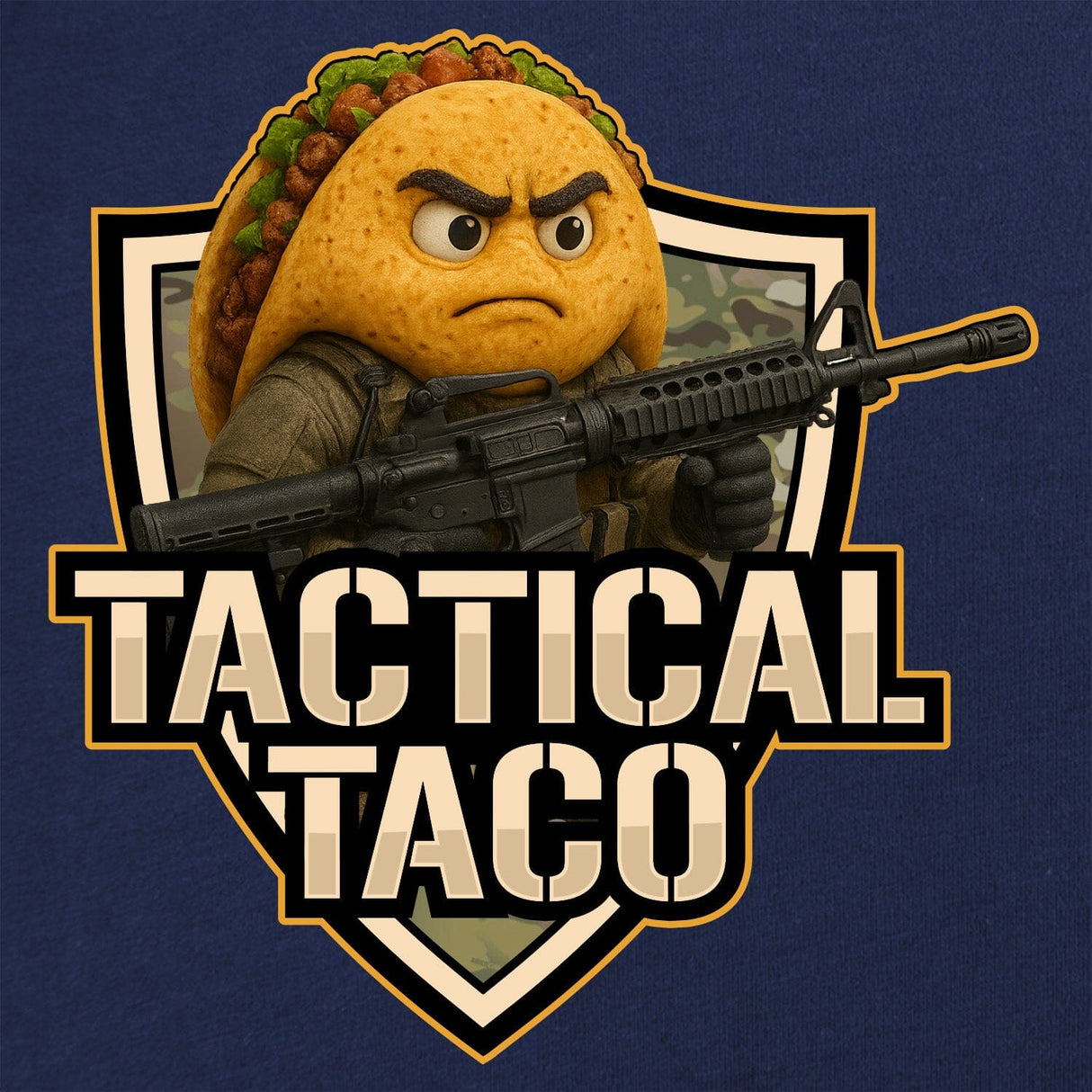 Tactical 3-D Taco T-Shirt Shirts