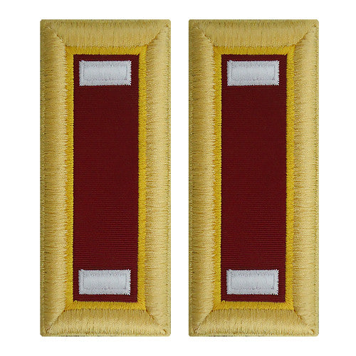 Army Female Shoulder Boards - Transportation Rank 11404DBR