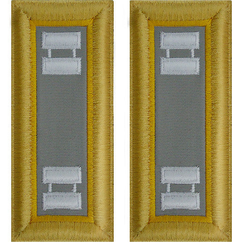 Army Male Shoulder Boards - Finance Rank 11090DBR