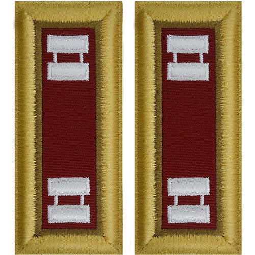 Army Male Shoulder Boards - Logistics Rank 11126DBR