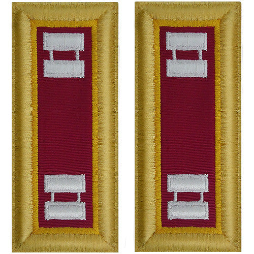 Army Male Shoulder Boards - Ordnance Rank 11165DBR