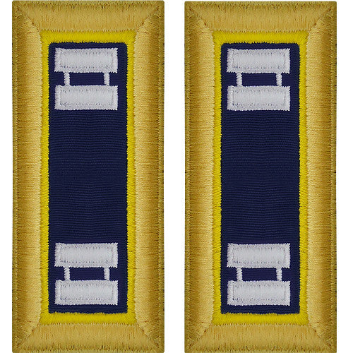 Army Male Shoulder Boards - Chemical Rank 11057DBR