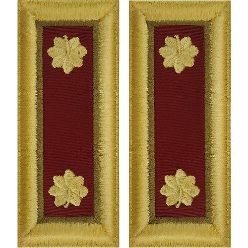 Army Male Shoulder Boards - Logistics Rank 11127DBR