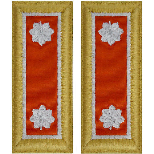 Army Male Shoulder Boards - Signal Rank 11189DBR
