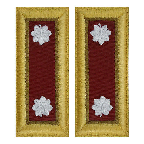 Army Female Shoulder Boards - Logistics Rank 11324DBR
