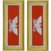 Army Male Shoulder Boards - Signal - Sold in Pairs