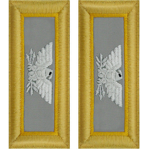 Army Male Shoulder Boards - Finance Rank 11093DBR