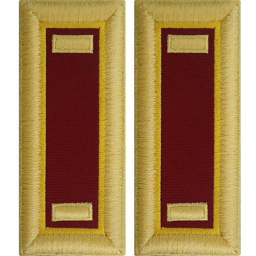 Army Male Shoulder Boards - Transportation Rank 11207DBR