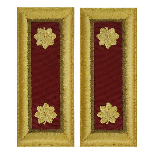 Army Female Shoulder Boards - Logistics Rank 11323DBR
