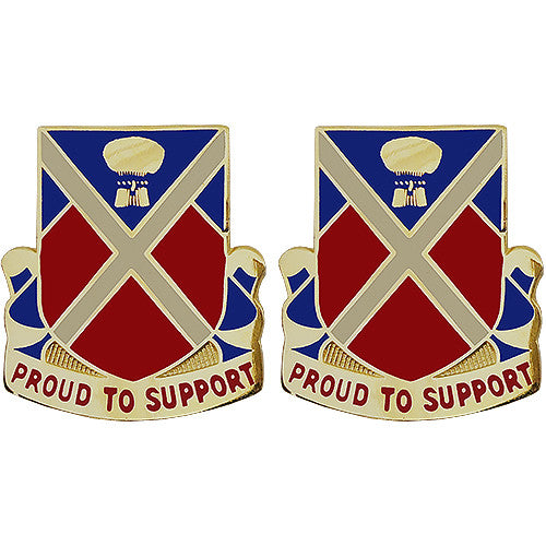 10th Brigade Support Battalion Unit Crest (Proud to Support) Army Unit Crests