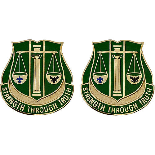 11th Military Police Battalion Unit Crest (Strength Through Truth) Army Unit Crests