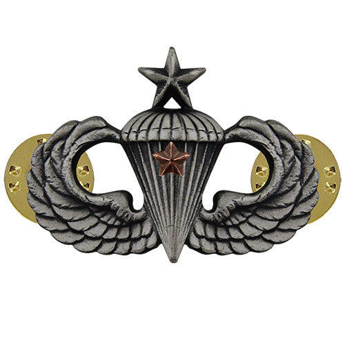 Army Combat Parachutist Badges Badges 1215 SNRCMB1J-OX