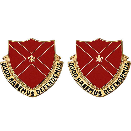 13th ADA (Air Defense Artillery) Group Unit Crest (Quoad Habemus Defendemus) Army Unit Crests
