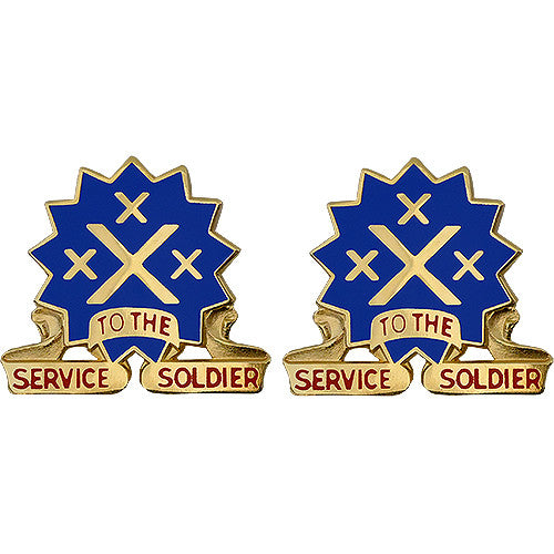13th Sustainment Command (Expeditionary) Unit Crest (Service to the Soldier) Army Unit Crests
