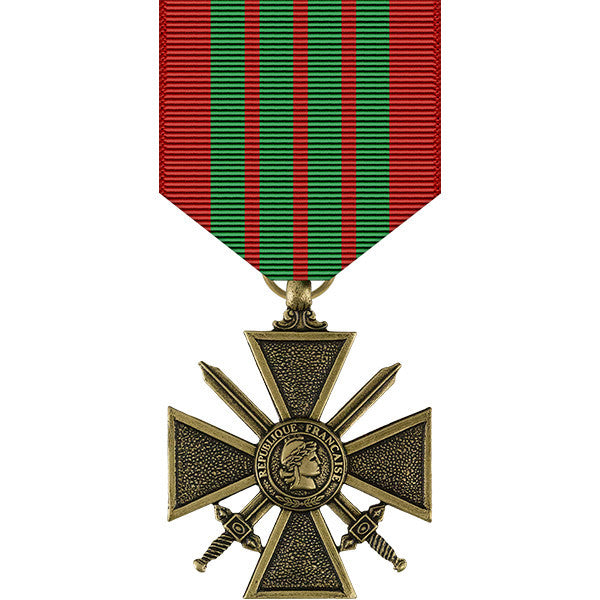 French Croix De Guerre Medal - WWII Military Medals