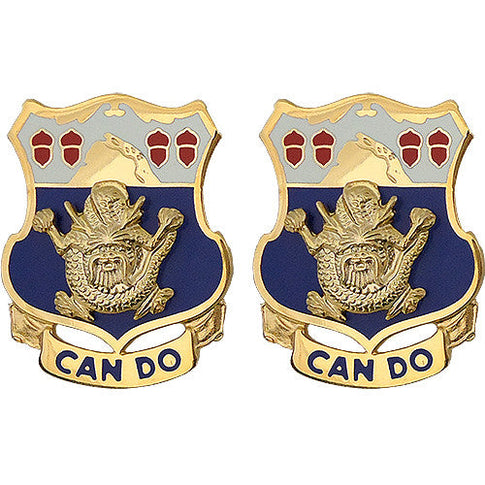 15th Infantry Regiment Unit Crest (Can Do) - Sold in Pairs