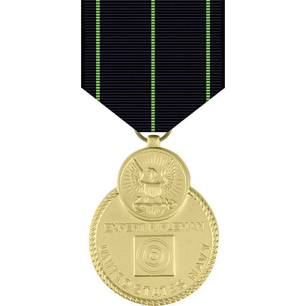 Navy Expert Rifle Medal Military Medals