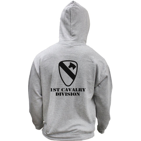 Army 1st Cavalry Division Subdued Pullover Hoodie