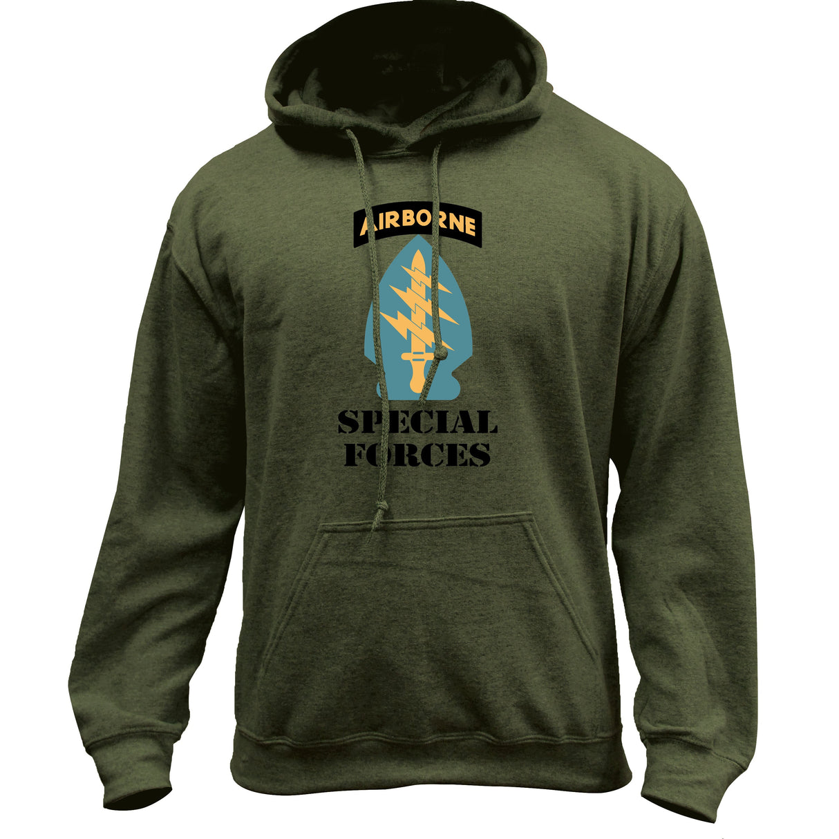Army Special Forces Full Color Pullover Hoodie Hoodie 19.406