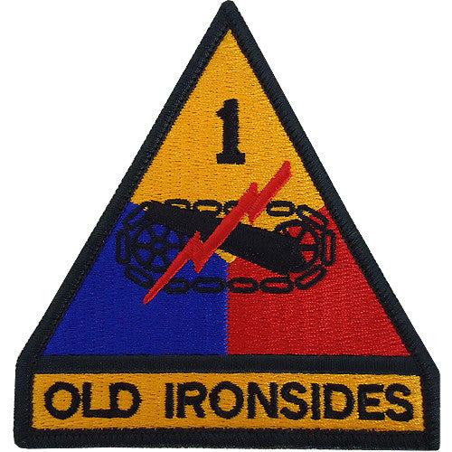 1st Armored Division Class A Patch Patches and Service Stripes