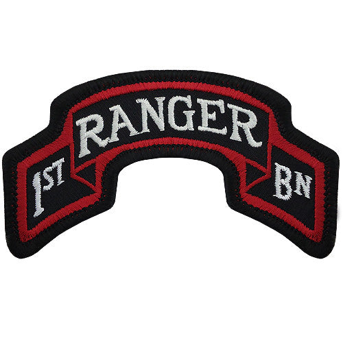 1st Battalion - 75th Ranger Regiment Class A Scroll Patch Patches and Service Stripes
