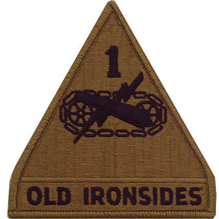 1st Armored Division MultiCam (OCP) Patch Patches and Service Stripes