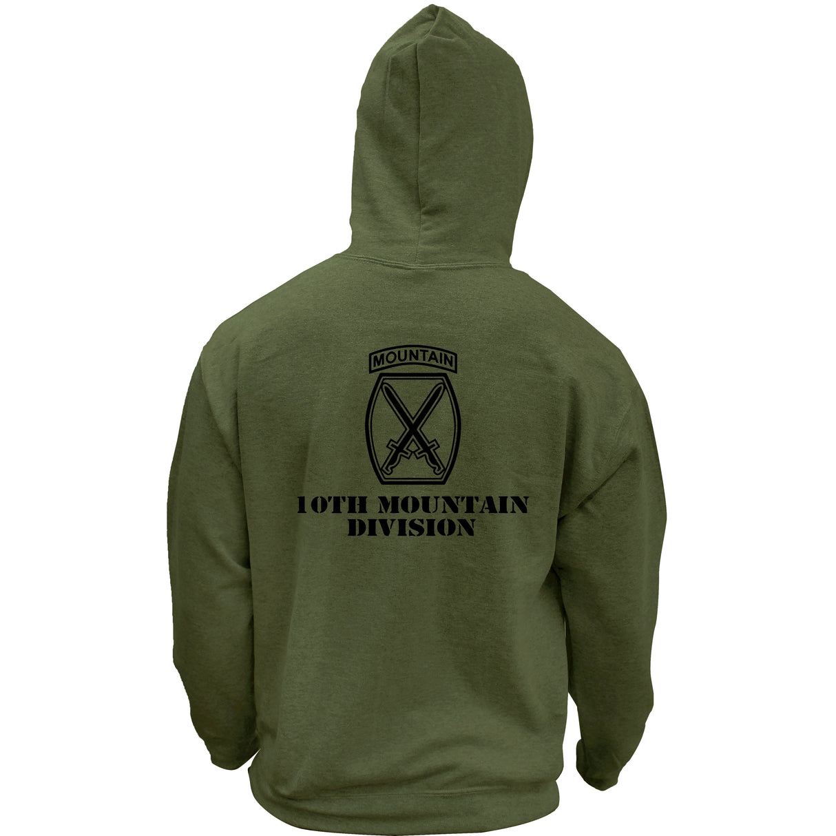 Army 10th Mountain Division Subdued Pullover Hoodie Hoodie 20.461