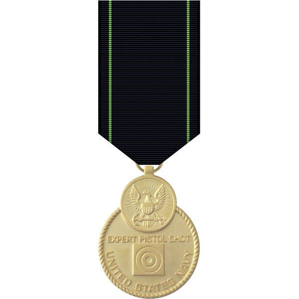 Navy Expert Pistol Miniature Medal Military Medals
